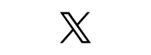 The black X logo on a white field
